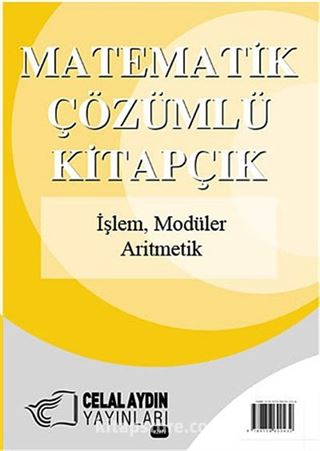 İşlem, Modüler Aritmetik / Matematik - Çözümlü Kitapçık