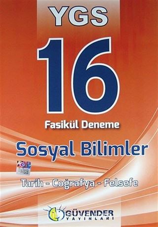 YGS 16 Fasikül Deneme Sosyal Bilimler Tarih-Coğrafya-Felsefe