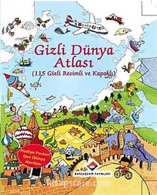 Gizli Dünya Atlası (115 Gizli Resimli ve Kapaklı)