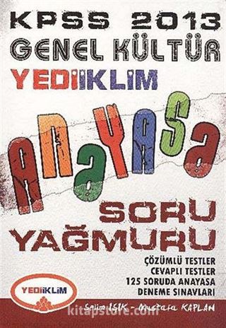 2013 KPSS Genel Kültür Anayasa Soru Yağmuru