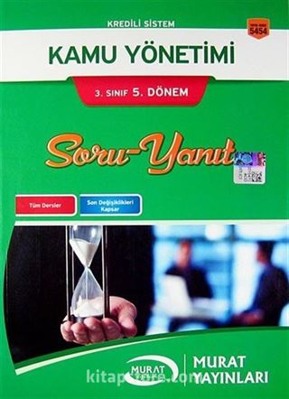 Kredili Sistem Kamu Yönetimi 3. sınıf 5. Dönem Soru-Yanıt (Kod:5454)