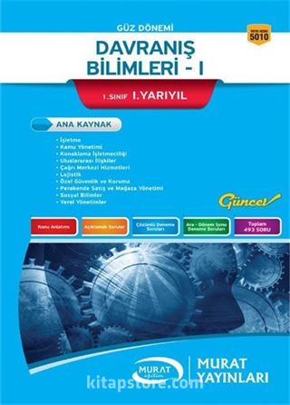 Davranış Bilimleri 1 (Kod:5010)