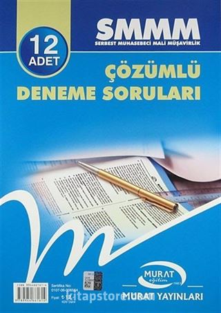 SMMM 12 Adet Çözümlü Deneme Soruları