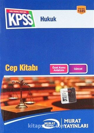 KPSS Hukuk Cep Kitabı (Kod:1335)