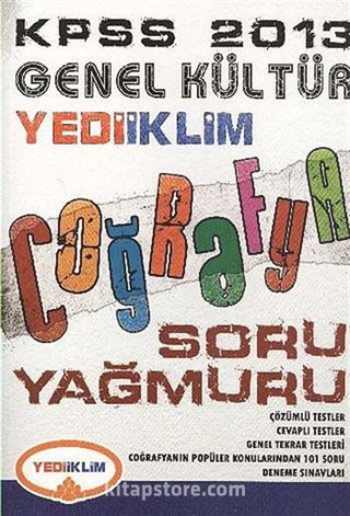 2013 KPSS Genel Kültür Coğrafya Soru Yağmuru