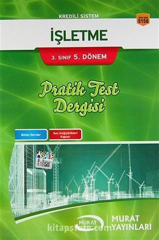 Kredili Sistem İşletme 3. Sınıf 5. Dönem Pratik Test Dergisi (Kod:5156)