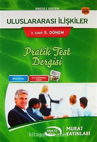 Kredili sistem Uluslararası İlişkiler 3. Sınıf 5. Dönem Pratik Test Dergisi (Kod:5656)