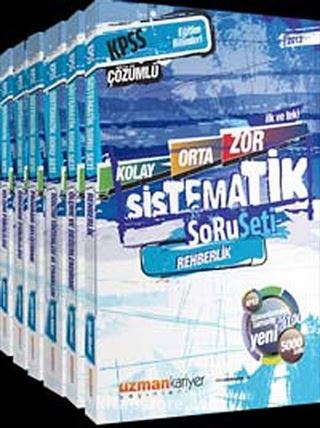 2013 KPSS Eğitim Bilimleri Sistematik Soru Seti (6 Kitap)