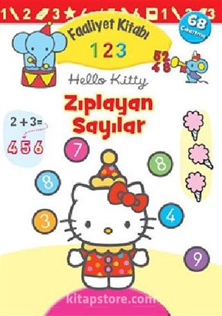 Hello Kitty Zıplayan Sayılar Faaliyet Kiyabı