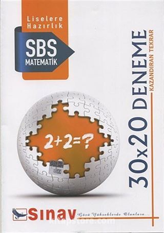 8. Sınıf SBS Matematik 30 x 20 Deneme