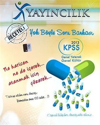 2013 KPSS Genel Yetenek-Genel Kültür Reçeteli Soru Bankası