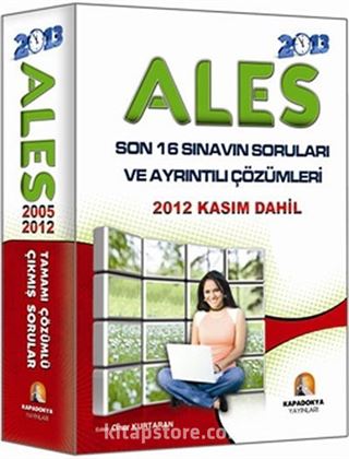 2013 ALES Son 16 Sınavın Soruları ve Ayrıntılı Çözümleri