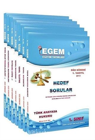 1. Sınıf Maliye Set Güz Dönemi (1. Yarıyıl)