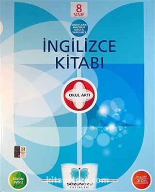 8. Sınıf İngilizce Kitabı (Okul Artı) (Çözüm DVD'li)