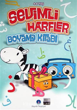 Sevimli Harfler Boyama Kitabı