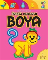 Örneğe Bakarak Boya - Hayvanlar 4 (Maymun)