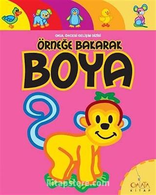 Örneğe Bakarak Boya - Hayvanlar 4 (Maymun)