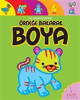 Örneğe Bakarak Boya - Hayvanlar 5 (Kedi)