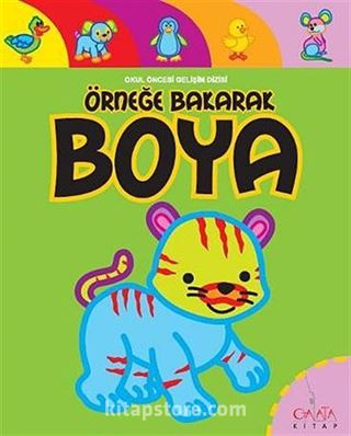 Örneğe Bakarak Boya - Hayvanlar 5 (Kedi)