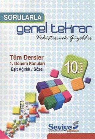 10. Sınıf Sorularla Genel Tekrar Tüm Dersler 1. Dönem Konuları Eşit Ağırlık-Sözel