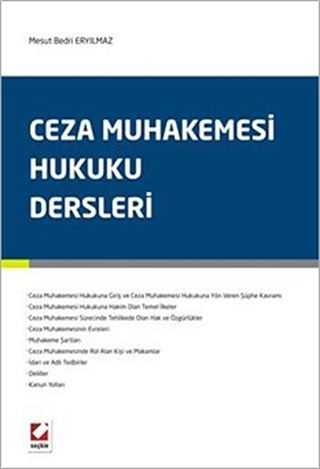 Ceza Muhakemesi Hukuku Dersleri