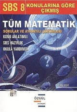 SBS 8. Sınıf Konularına Göre Çıkmışı Tüm Matematik Sorular ve Ayrıntılı Çözümleri