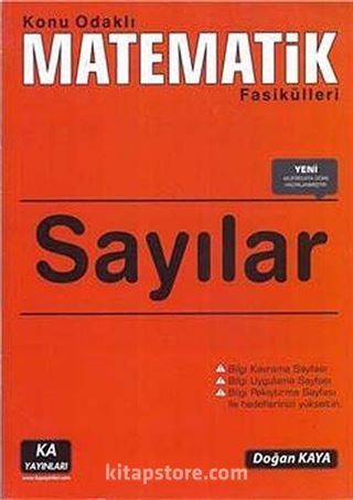 Sayılar / Konu Odaklı Matematik Fasikülleri