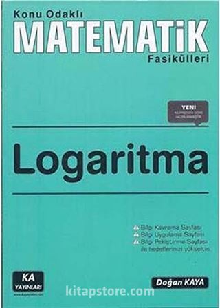 Logaritma / Konu Odaklı Matematik Fasikülleri