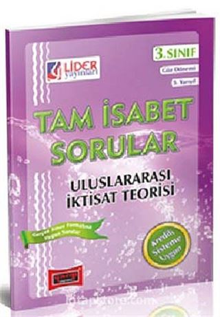 Tam İsabet Sorular Uluslararası İktisat Teorisi 3. Sınıf 5. Yarıyıl