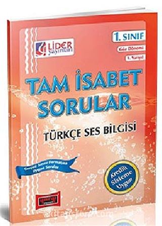 Tam İsabet Sorular Türkçe Ses Bilgisi 1. Sınıf 1. Yarıyıl