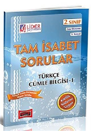 Tam İsabet Sorular Türkçe Cümle Bilgisi-1 2. Sınıf 3. Yarıyıl