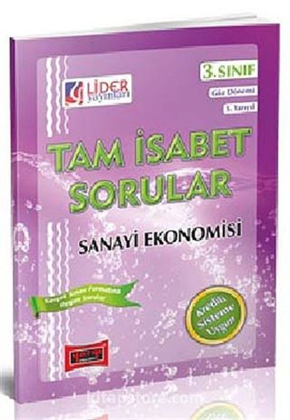 Tam İsabet Sorular Sanayi Ekonomisi 3. Sınıf 5. Yarıyıl