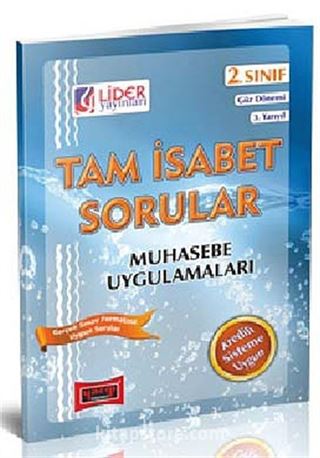 Tam İsabet Sorular Muhasebe Uygulamaları 2. Sınıf 3. Yarıyıl