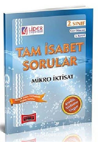 Tam İsabet Sorular 2. Sınıf 3. Yarıyıl Mikro İktisat