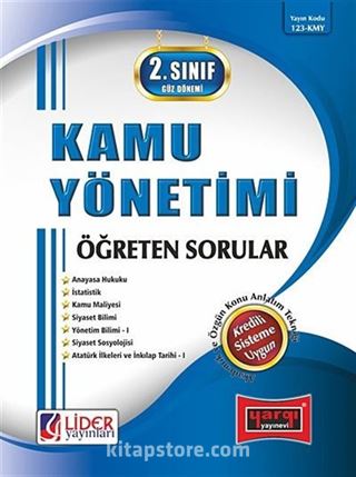 AÖF 2.Sınıf - 3. Yarıyıl Kamu Yönetimi Öğreten Sorular