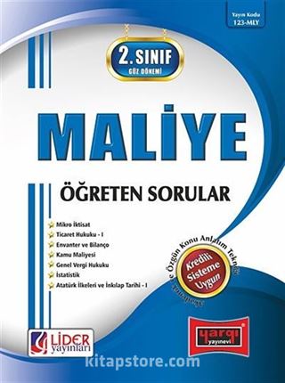 AÖF 2.Sınıf - 3. Yarıyıl Maliye Öğreten Sorular