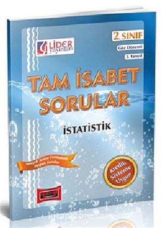 Tam İsabet Sorular İstatistik 2. Sınıf 3. Yarıyıl