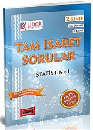 Tam İsabet Sorular İstatistik-1 2. Sınıf 3. Yarıyıl