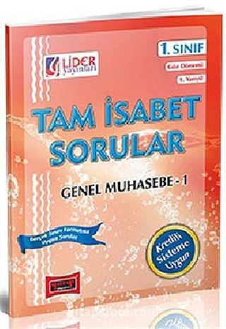 Tam İsabet Sorular Genel Muhasebe -1 1. Sınıf 1. Yarıyıl