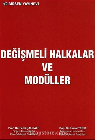 Değişmeli Halkalar ve Modüller