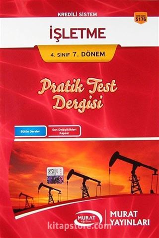 Kredili Sistem İşletme 4. Sınıf 7. Dönem Pratik Test Dergisi (Kod:5176)