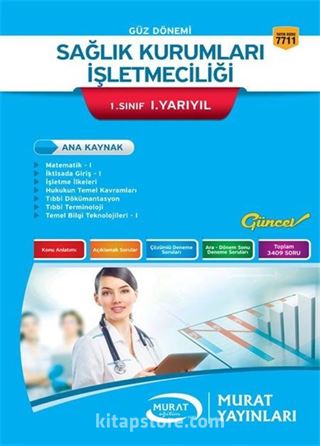 Sağlık Kurumları işletmeciliği 1. Sınıf 1. Yarıyıl