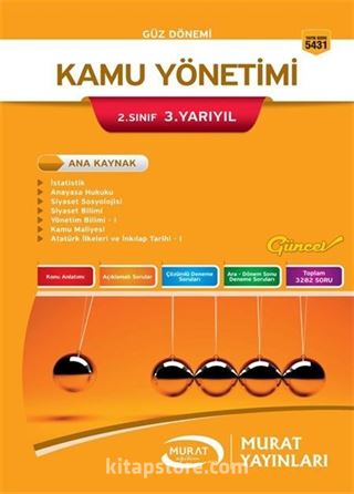 Kamu Yönetimi 2. Sınıf 3. Yarıyıl