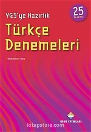 YGS'ye Hazırlık Türkçe Denemeleri (25 Deneme)