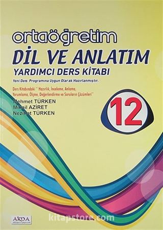 12. Sınıf Ortaöğretim Dil ve Anlatım Yardımcı Ders Kitabı