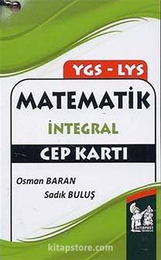 YGS-LYS Matematik İntegral Cep Kartı