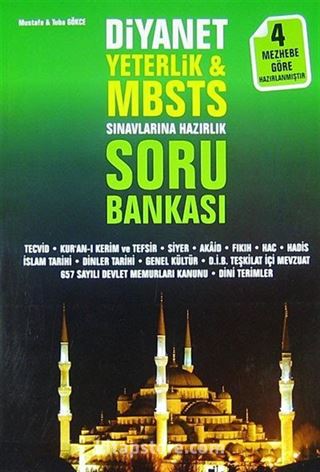 Diyanet Yeterlik MBSTS Sınavlarına Hazırlık Soru Bankası