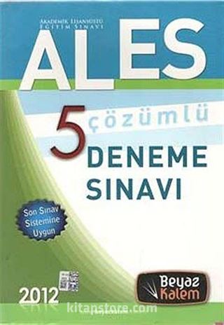 2012 ALES Çözümlü 5 Deneme Sınavı