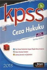 2013 KPSS A Ceza Hukuku Konu Anlatımlı