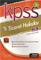 2013 KPSS A Ticaret Hukuku Konu Anlatımlı